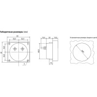 Амперметр TDM ELECTRIC А80Н 200А/5А-2.5 SQ1102-0233