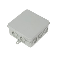 Распределительная коробка KOPOS 8130 KA для открытой проводки 88х88х40мм IP54 RAL7035 8130_KA