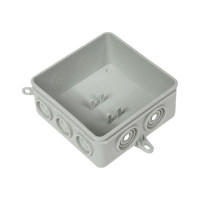 Распределительная коробка KOPOS 8130 KA для открытой проводки 88х88х40мм IP54 RAL7035 8130_KA