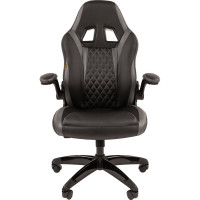 Игровое кресло CHAIRMAN game 15 экопремиум черный/серый н.п. 00-07069666