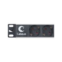 Блок евророзеток Cabeus горизонтальный, 9 розеток, 10 A, шнур 2 м, вилка IEC 320 C14 PDU-9P-2IEC