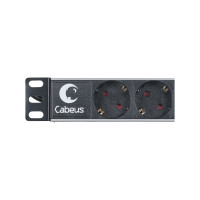 Блок евророзеток Cabeus горизонтальный, 9 розеток, 10 A, шнур 2 м, вилка IEC 320 C14 PDU-9P-2IEC
