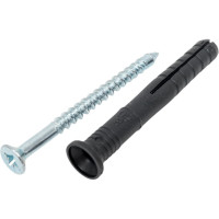 Дюбель с шурупом ВИРТУОЗ 8х60, потайной бортик, 25 шт. 280-22004