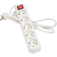 Сетевой фильтр 5bites 1.8м, 5 розеток, 16A, белый SP5W-318