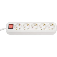 Сетевой фильтр 5bites 1.8м, 5 розеток, 16A, белый SP5W-318