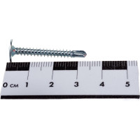 Саморез для металла с прессшайбой ЦКИ 4.2х32, сверлоконечный, Ц, уп. 1000 шт. 62085