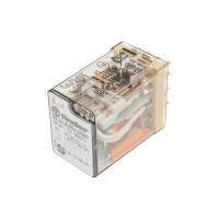 Промежуточное реле Finder 4 перекидных контакта 7А, 24В AC, 553480240000