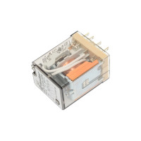 Промежуточное реле Finder 4 перекидных контакта 7А, 24В AC, 553480240000