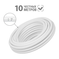 Провод TDM ELECTRIC ПВСмб 2х1 10м, белый Народный SQ0118-0602