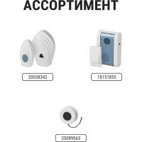 Беспроводной звонок TDM ELECTRIC народный ЗББ-Н-11/3-32М (бат., блистер, откр.код) SQ1901-0108