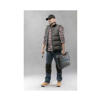 Утепленная жилетка HOEGERT TECHNIK WIED, цвет графит HT5K243-XL