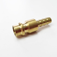 Штуцер быстроразъёмный латунный БРС с выходом под шланг 6 мм, 10 шт Профитт 9277758