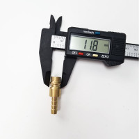 Штуцер быстроразъёмный латунный БРС с выходом под шланг 6 мм, 10 шт Профитт 9277758