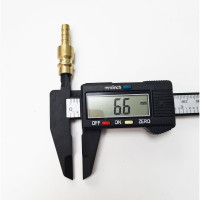 Штуцер быстроразъёмный латунный БРС с выходом под шланг 6 мм, 10 шт Профитт 9277758