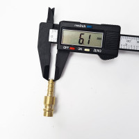 Штуцер быстроразъёмный латунный БРС с выходом под шланг 6 мм, 10 шт Профитт 9277758