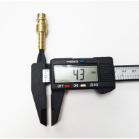 Штуцер быстроразъёмный латунный БРС с выходом под шланг 6 мм, 10 шт Профитт 9277758