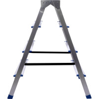Стремянка STAIRS алюминиевая двухсторонняя 4 ступени AS204