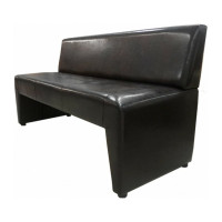 Диван Мягкий офис Ритм двухместный шоколадный РТ202ШК