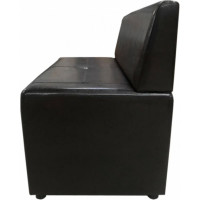 Диван Мягкий офис Ритм двухместный шоколадный РТ202ШК