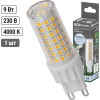 Светодиодная лампа TDM ELECTRIC G9-9 Вт-230 В-4000 К, SMD, 21,5x70,5 мм SQ0340-0229