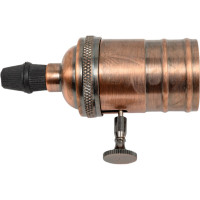 Подвесной патрон TDM ELECTRIC Е27 с выключателем, металлический "Лофт", медь SQ0335-0069