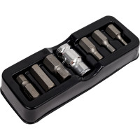 Набор бит HEX с битодержателем Forsage 7пр.1/2", в ложементе F-4075(27203)