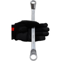 Накидной ключ IZELTAS изогнутый 22x24мм, длина 321 мм, 430032224