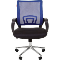 Компьютерное кресло CHAIRMAN 696 хром черно-синий 00-07077472