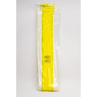 Стяжки SapiSelco самозатухающие, белого цвета, 7.5x540 мм, полиамид 6.6, уп. 100 шт. SEL.EC2.437