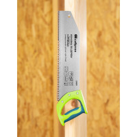 Ножовка по дереву СИБРТЕХ "Зубец",400 мм,шаг зуба 10 мм,зуб 2D,калёный зуб,2-х комп. рукоятка// 23820