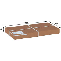 Журнальный стол Мебелик Робер 10М хром 000 836