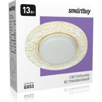Встраиваемый светильник Smartbuy под лампу GX53 белый/золото SBL-17WH/GL-GX53