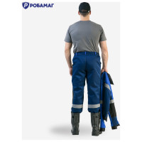 Костюм РОБАМАГ Умелец 1, синий/василек/черный, размер 52-54, рост 170-176 4609982373483