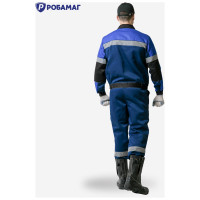 Костюм РОБАМАГ Умелец 1, синий/василек/черный, размер 52-54, рост 170-176 4609982373483