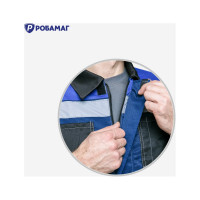 Костюм РОБАМАГ Умелец 1, синий/василек/черный, размер 52-54, рост 170-176 4609982373483