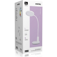 Светодиодный настольный светильник Smartbuy Тритон, 14 Вт, белый SBL-DL-14-r-w