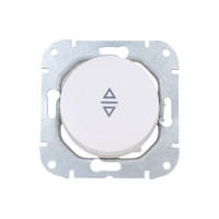 Механизм выключателя Bylectrica 1-клавишный, перекрестный, скрытая установка, серия ПРОВАНС, белый С6/2 10-3362