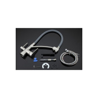 Смеситель для кухни FRAP GAPPO G4398 гибкий излив, с выходом для питьевого фильтра 534513