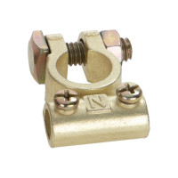 Клемма Alca для АКБ с кабельной разводкой цинковый сплав в блистере 509520