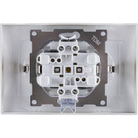 Двойная розетка TDM ELECTRIC 2П+З 16А 250В бронза Лама SQ1815-0725