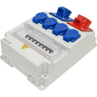 Щит с розетками навесной Combox 11 EVOL 0102-007-1