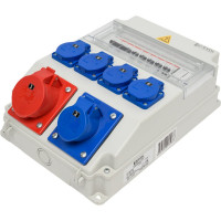 Щит с розетками навесной Combox 11 EVOL 0102-007-1