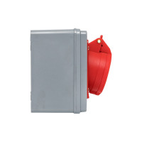 Розетка с блокировкой и выключателем EKF 1415 3Р+РЕ+N 16А 380В IP44 ps-1415-16-380