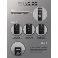 Полотенцесушитель INDIGO Oktava Slim 3 electro 60/50 таймер, скрытый монтаж, универсальное подключение R/L LСLOKS3E60-50WMRt