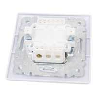 Выключатель Intro Solo 4-101-01 10А-250В, IP20, скрытая установка, белый, Б0053540