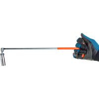 Т-образный свечной ключ Airline с карданом, 16х500 мм, с резиновым фиксатором AK-S-09