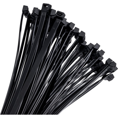 Нейлоновый хомут General Lighting Systems GNC-90-1000-B 9x1000 мм, черный, с напылением, 100 шт. 475345