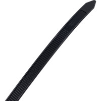 Нейлоновый хомут General Lighting Systems GNC-90-1000-B 9x1000 мм, черный, с напылением, 100 шт. 475345
