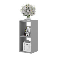 Стеллаж ФЕЛИКС 2-х секционный серый шагрень ПК-ОБИ-СЖ83Х37-В1-19