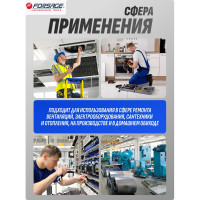 Переставные сантехнические пассатижи Forsage Cr-V 12"-300мм, на пластиковом держателе F-613B300(8315)